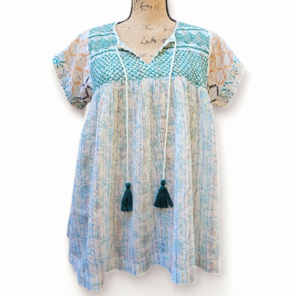 RACHEL Rachel Roy Tops - Rachel Roy Boho Blouse With Tie Tassels,  size M